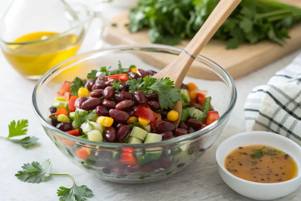 Dense bean salad recipe