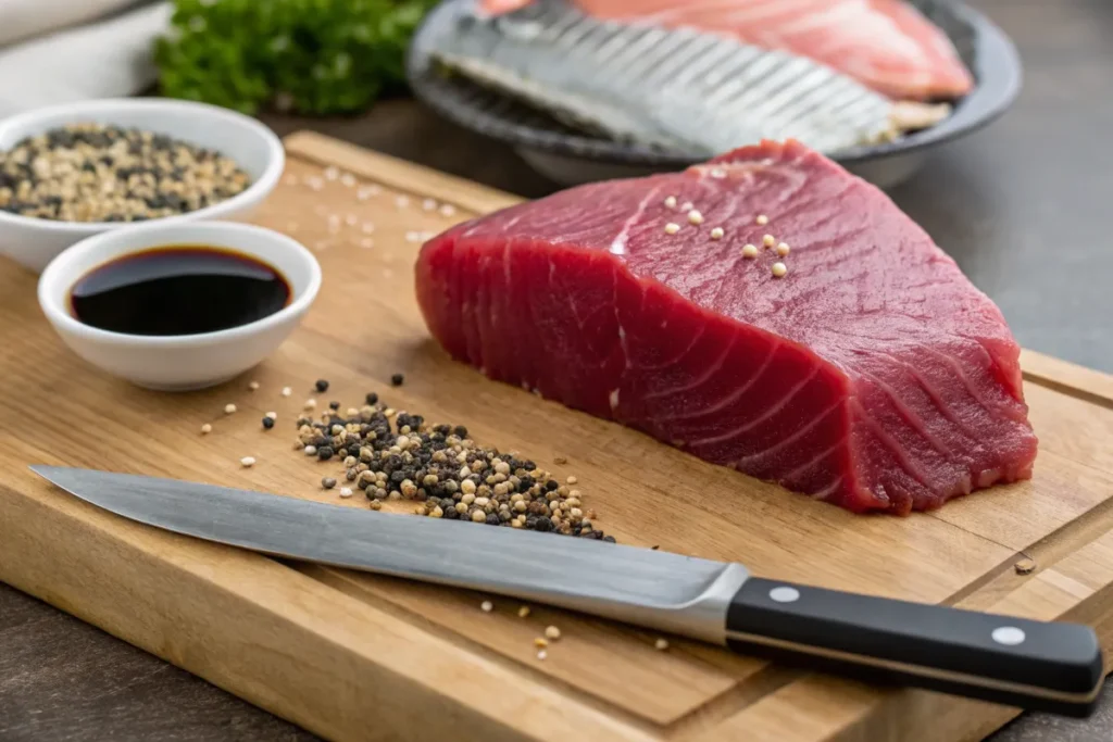 Seared ahi tuna recipe