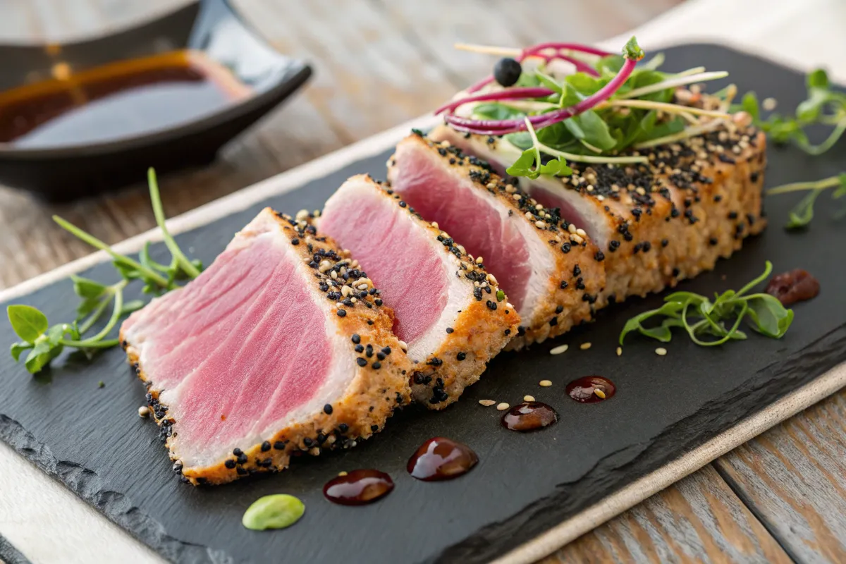 Seared ahi tuna recipe