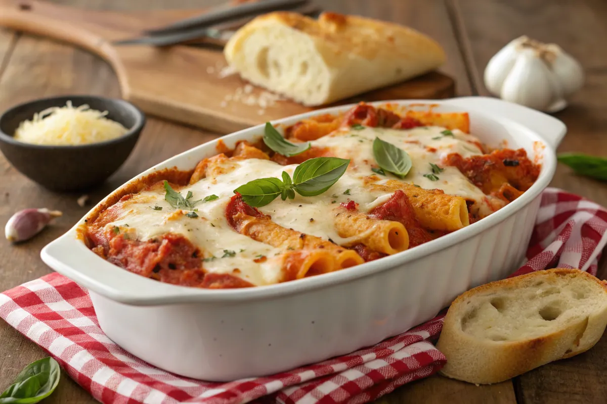 baked ziti recipe no meat